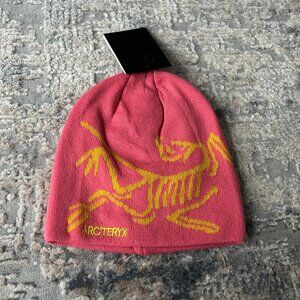Arc'teryx Pink and Yellow Beanie